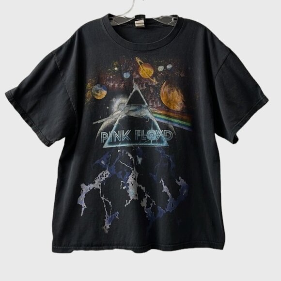 2008 Pink Floyd The Dark Side of the Moon Vintage Rockware T-Shirt Size XL - Picture 1 of 9